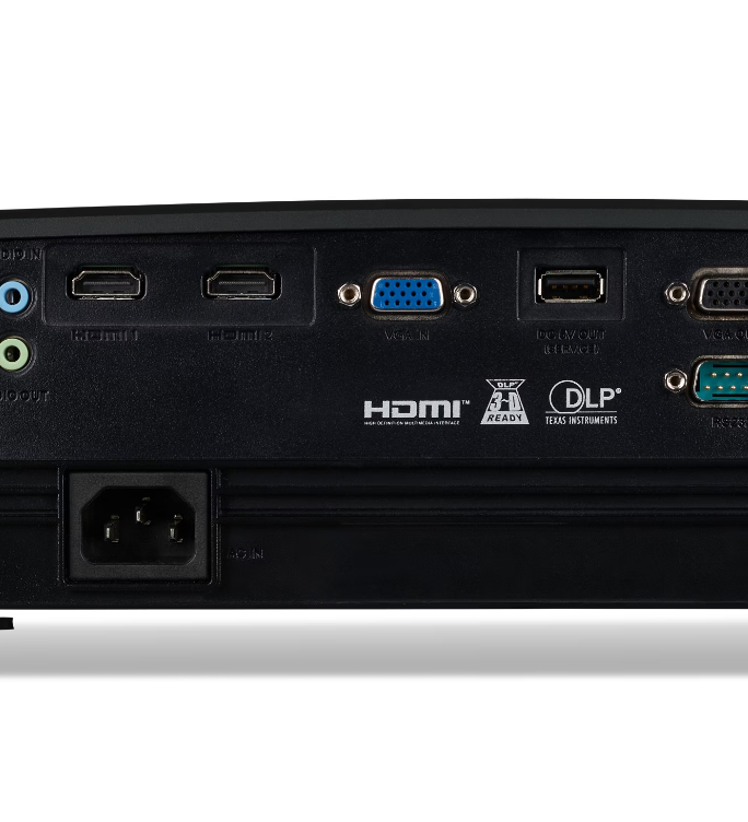 Videoproiector Acer X1229, XGA 1024* 768, up to WUXGA 1920*1200, 4.800 lumeni, 4:3/ 16:9, 20.000:1, dimensiune maxima imagine 300'', distanta maxima de proiectie 12m, boxa 3W, lampa 5.000 ore/ 20.000 ore ExtremEco, 2.4 kg, D-sub, composite video, 2*HDMI, PC audio in/ out, DC Out (5V/1.5A, USB Type - imaginea 2