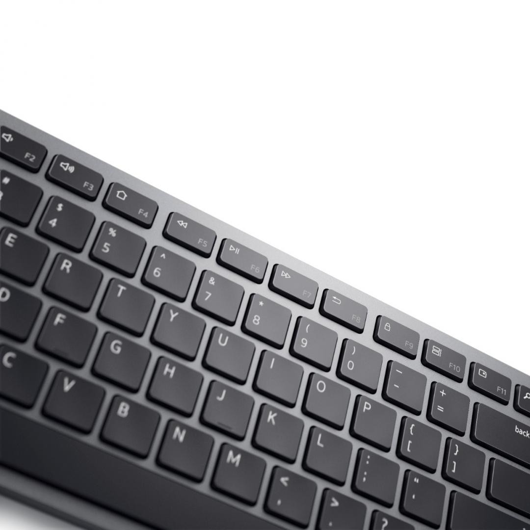 Kit Wireless tastatura si mouse Dell KM7321W, taste numerice, Gri - imaginea 5