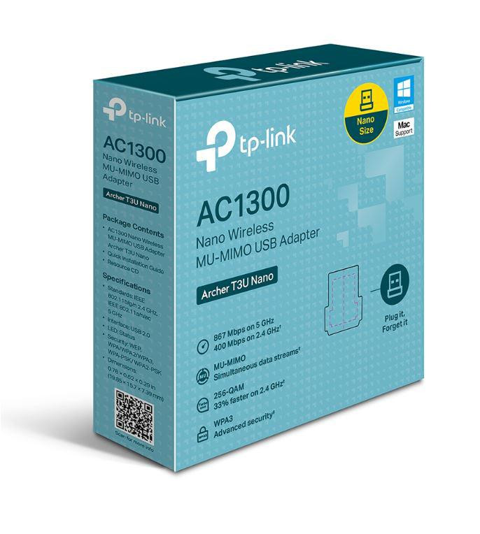 Adaptor Wireless TP-LINK Archer T3U Nano, WIFI 5, Dual Band - imaginea 4