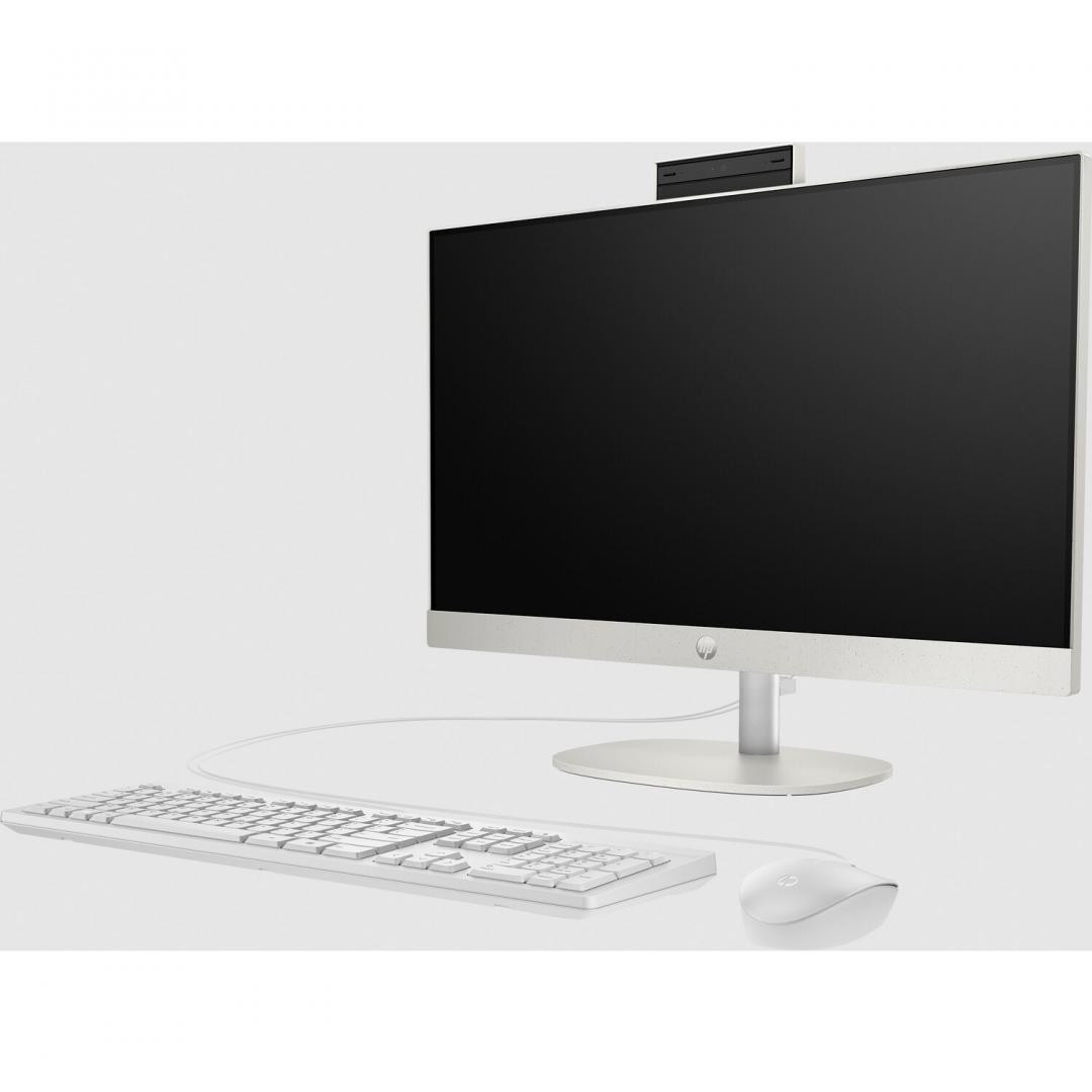 All-in-One Business HP ProOne 240 G10 cu procesor Intel Core i5-1334U pana la 4.6 GHz, 24 inch, FHD, 16 GB, Intel Iris Xe Graphics, Windows 11 Pro, White, 3 ani Garantie - imaginea 3