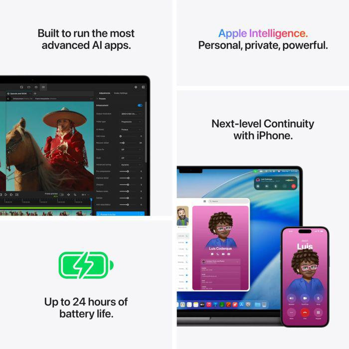 MacBook Pro 14.2"/Apple M5 Pro (CPU 15-core, GPU 16-core, Neural Engine 16-core)/24GB/2TB - Space Black - INT KB (No Adapter) - 2026 - imaginea 9