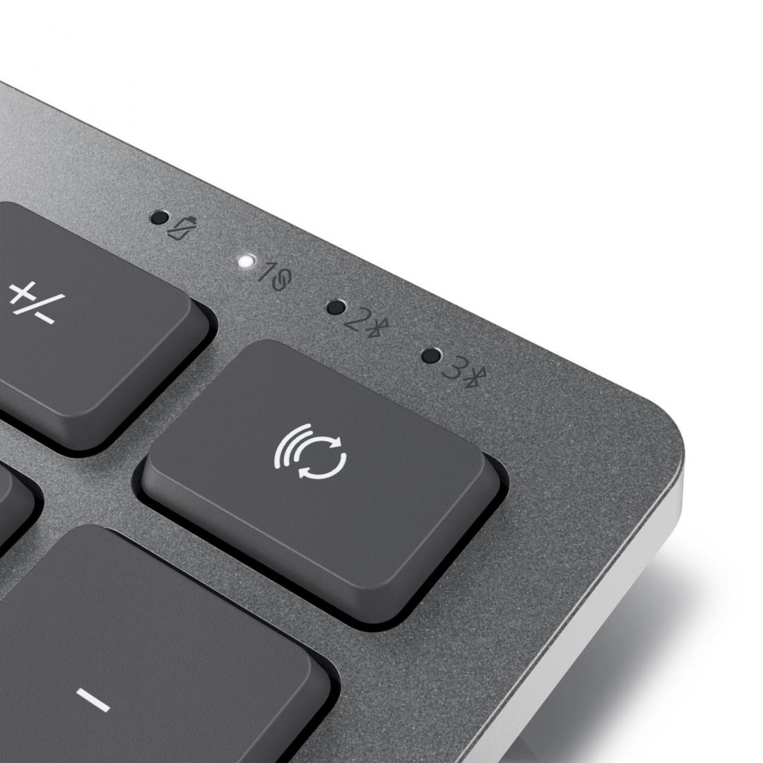 Kit Wireless tastatura si mouse Dell KM7120W, taste numerice, Gri - imaginea 8