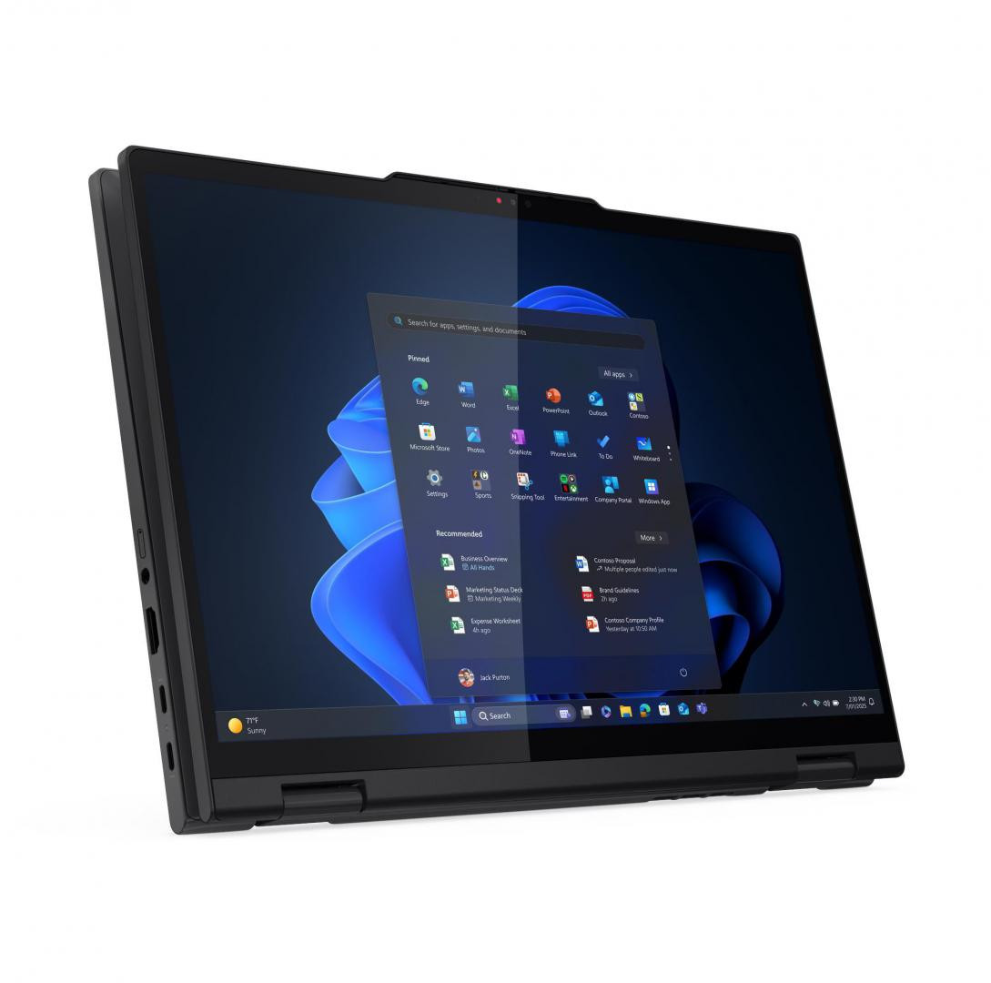 Laptop Business Lenovo ThinkPad T14s 2-in-1 Gen 1, cu procesor Intel Core Ultra 7 255U, 14'' IPS Touch, 32 GB LPDDR5x, 1 TB SSD, Intel Graphics, Windows 11 Pro, 3 ani Garantie - imaginea 3