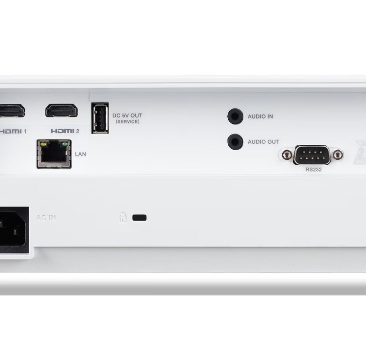 Videoproiector Acer P5550, FHD 1920* 1080, 5.200 lumeni, up to WUXGA 1920* 1200, 16:9/ 4:3, 18.000:1, dimensiune maxima imagine 7.62 m (300"), zoom 1.3x, 2* HDMI, HDBaseTx 1, RJ45, audio in/ out, USB Type-A Out, DC Out (5V/1.5A), boxa 10W, RS232, D-sub, DLP 3D Ready, HDMI 3D Ready, 144Hz 24p 3D - imaginea 2
