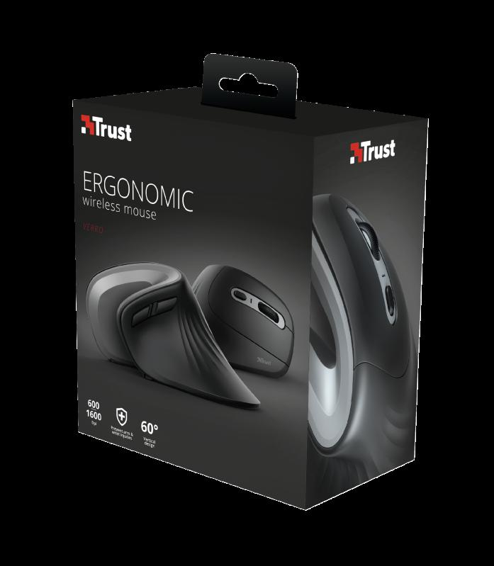 Mouse Wireless Trust Verro, 1600 dpi, Multicolor - imaginea 9