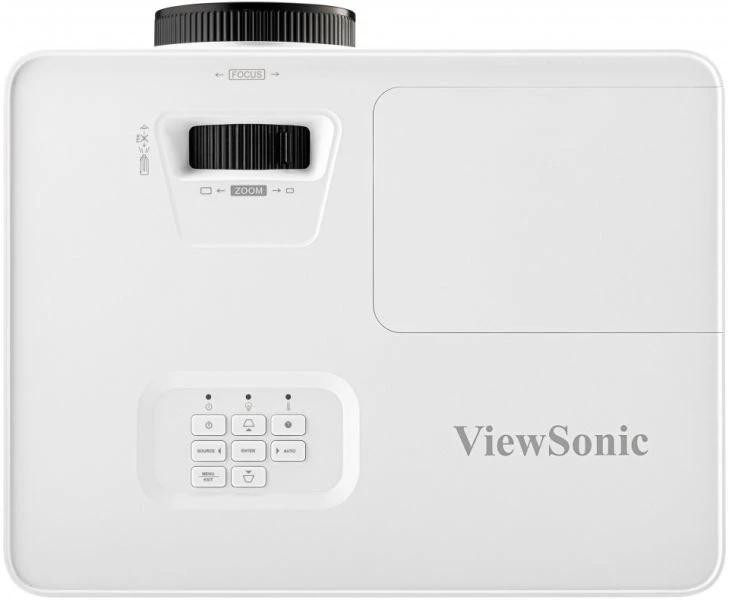 Videoproiector Viewsonic PA700W, WXGA 1280* 800, 4.500 lumeni, 12.500:1, lampa 4.000 ore/ 12.000 ore ecomode, zoom optic 1.1x, dimensiune maxima imagine 300", distanta maxima de proiectie 11 m, 25- 34 dB, D-sub, 2* HDMI, audio in/ out, USB Type A (Power): 1 (5V/1.5A), boxa 3W, RS232, 2.7 kg, cabu - imaginea 3