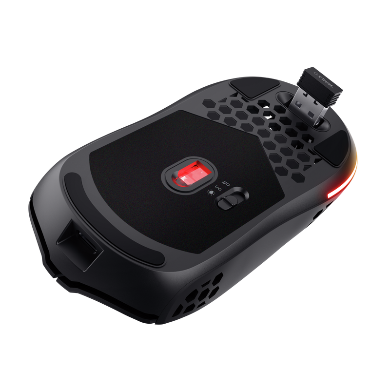 Mouse Gaming Wireless Trust GXT 929 Helox, 4800 dpi, Negru - imaginea 4
