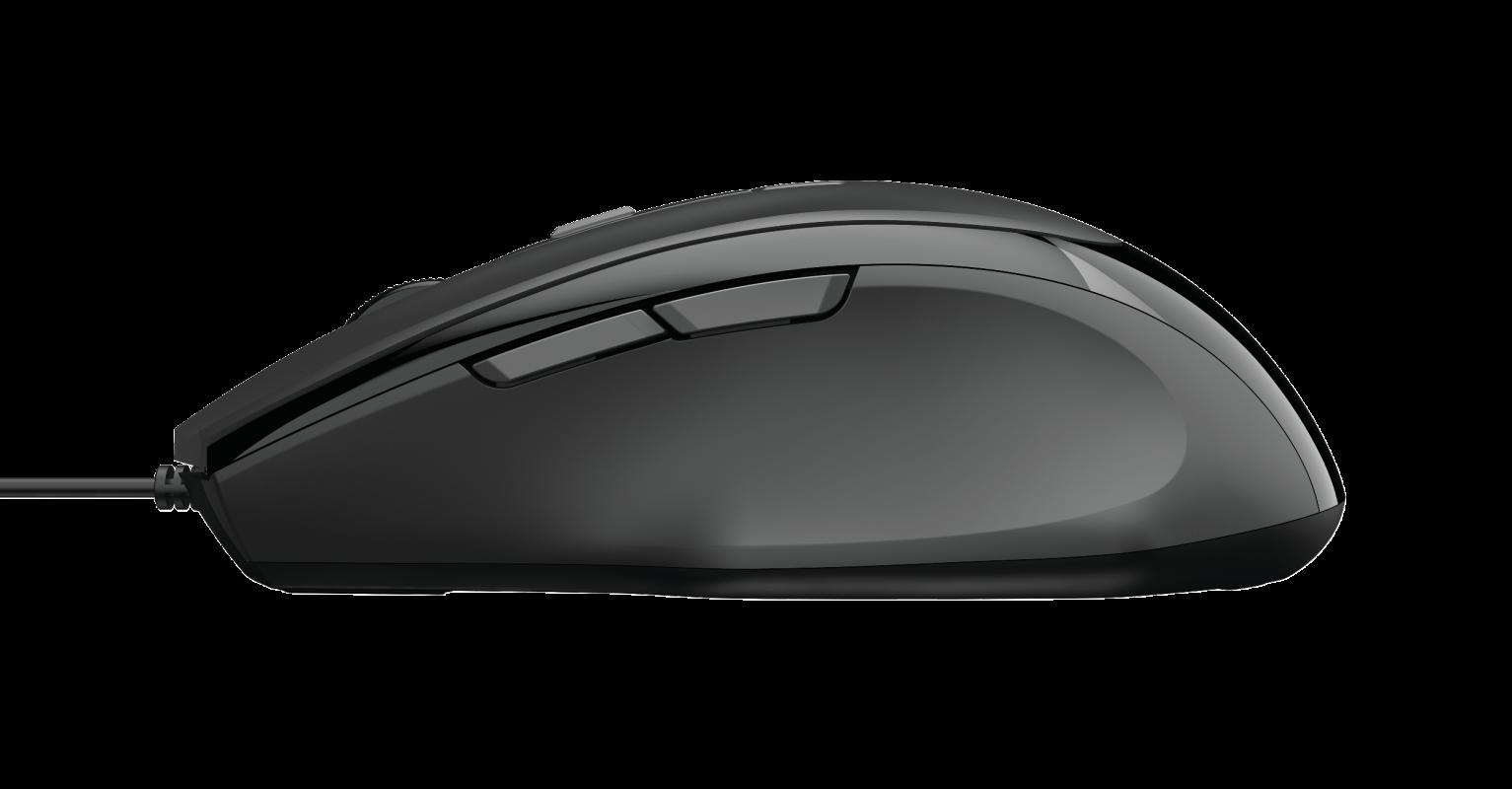 Mouse Trust Voca Comfort Mouse, 2400 dpi, negru - imaginea 4