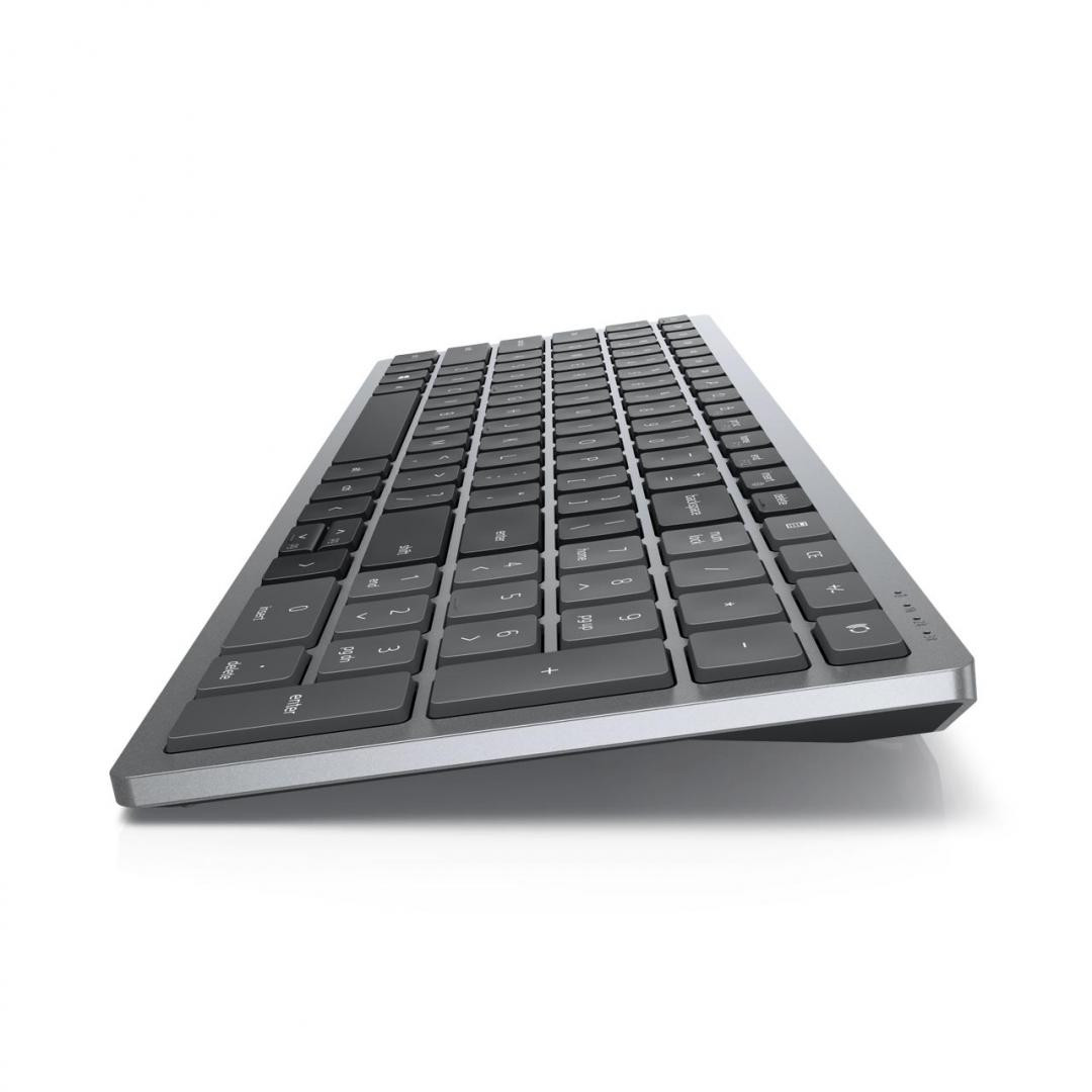 Kit Wireless tastatura si mouse Dell KM7120W, taste numerice, Gri - imaginea 2