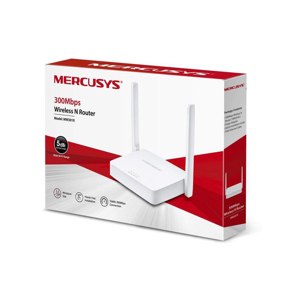 Router wireless MERCUSYS MW301R, WIFI 4, Single Band - imaginea 3