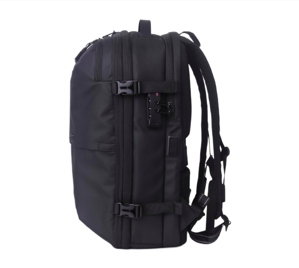 Rucsac laptop LEMONTTI Smart Premium, Negru, 2 ani Garantie - imaginea 6