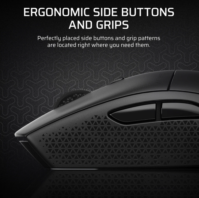 Mouse Gaming Wireless CORSAIR M55, 24000 dpi, Negru - imaginea 6