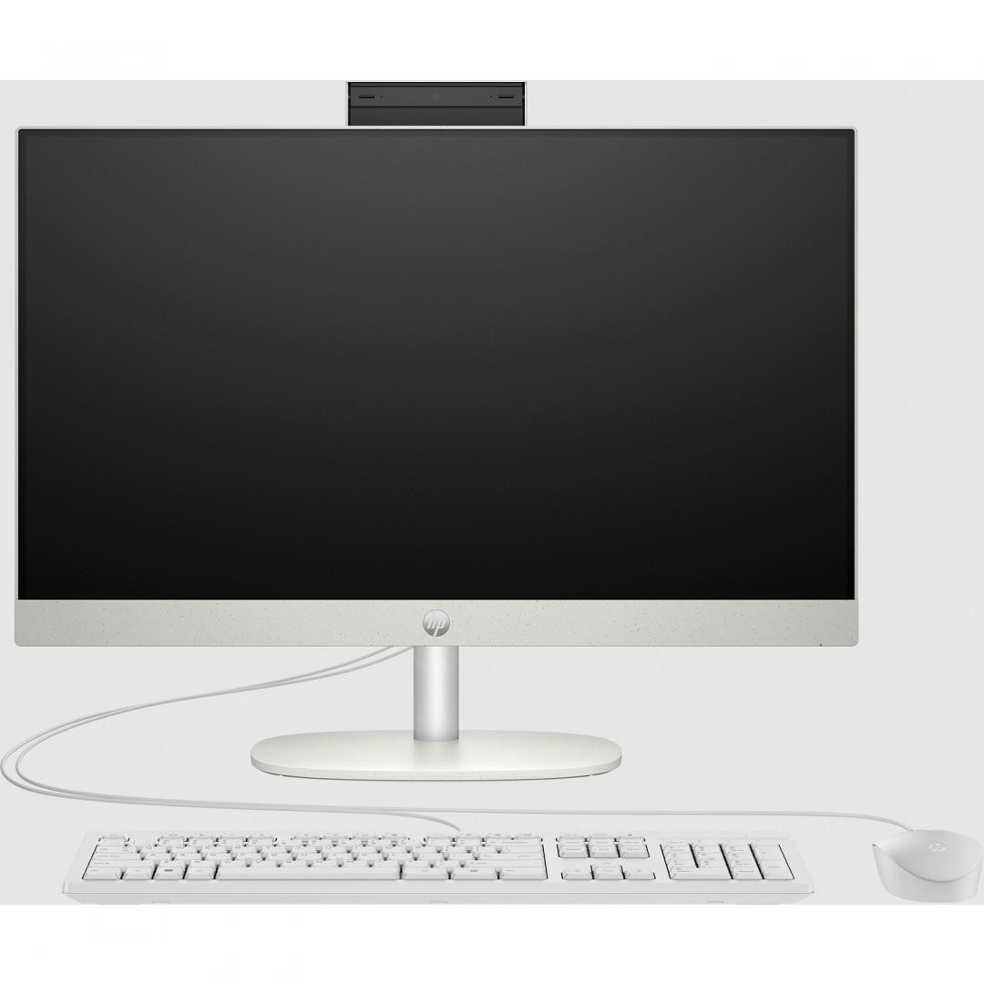 All-in-One Business HP ProOne 240 G10 cu procesor Intel Core i5-1334U pana la 4.6 GHz, 24 inch, FHD, 16 GB, Intel UHD Graphics, FreeDos, White, 3 ani Garantie - imaginea 1