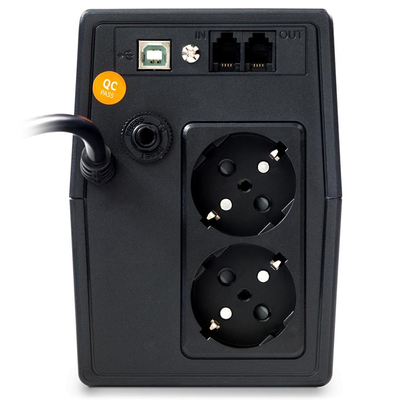 UPS nJoy Horus Plus 600, 360W, LCD, USB, Tower - imaginea 4