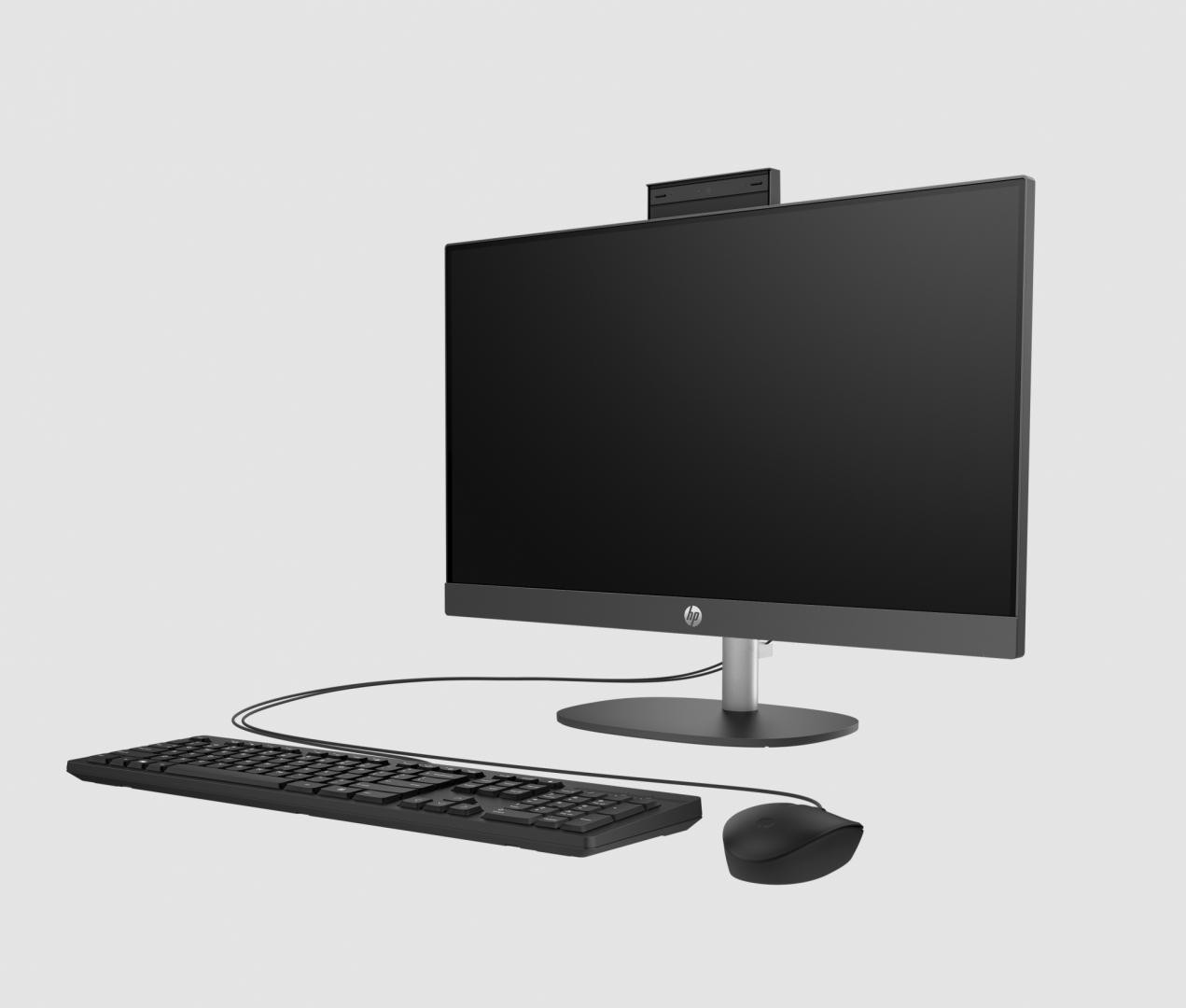 All-in-One Business HP ProOne 240 G10 cu procesor Intel Core i3-N300 pana la 3.8 GHz, 24 inch, FHD, 8 GB, Intel UHD Graphics, FreeDos, White, 3 ani Garantie - imaginea 2