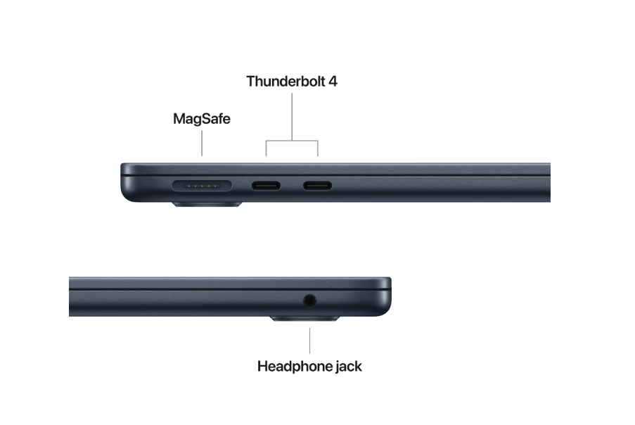 MacBook Air 13.6" Retina/Apple M4 (CPU 10-core, GPU 10-core, Neural Engine16-core)/32GB/1TB - Midnight - INT KB (2025) 35W (Cto from MC6C4RO/A) - imaginea 3