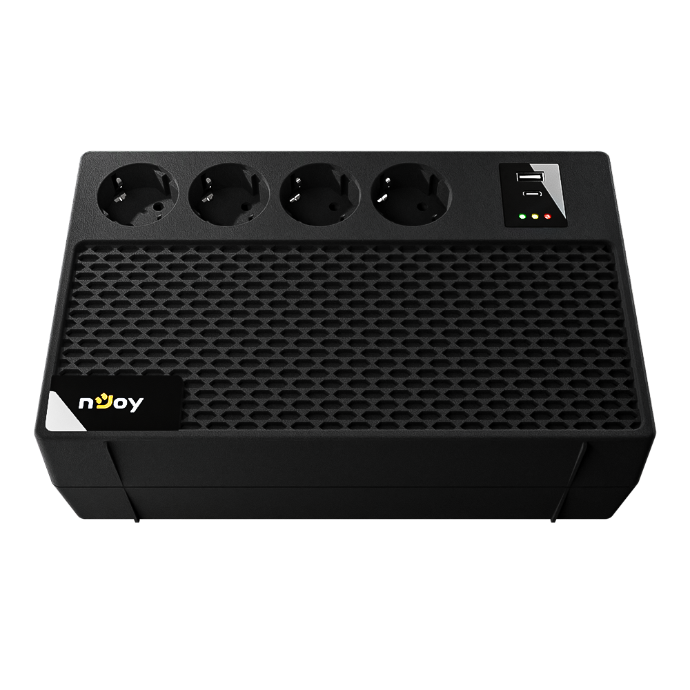 UPS nJoy Renton 650 Plus, 360W, USB, Tower - imaginea 1