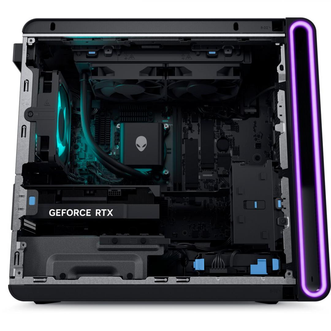 Desktop Gaming Dell Alienware Aurora ACT1250 cu procesor Intel Core Ultra 9 U9-285K pana la 5.7 GHz, 64 GB DDR5, 4TB SSD, RTX 5080, Windows 11 Pro, Black, 3 ani Garantie - imaginea 10
