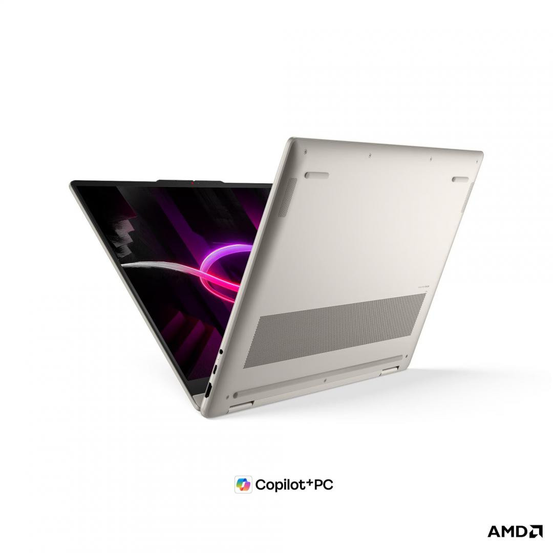 Laptop Consumer Lenovo Yoga 7 2-in-1 16AGP11 Copilot+ PC, cu procesor Ryzen AI 7 445, 16'' OLED, 24 GB LPDDR5x-SDRAM, 1 TB, AMD Radeon 840M, Fara OS, 3 ani Garantie - imaginea 2