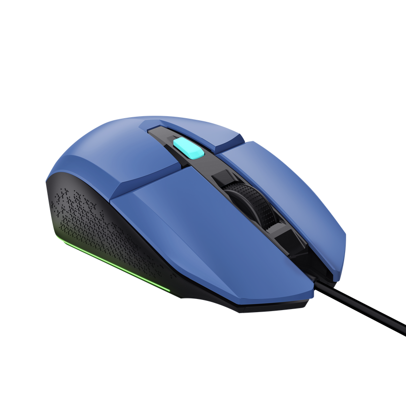 Mouse Gaming Trust GXT109B FELOX, 6400 DPI, Albastru - imaginea 2