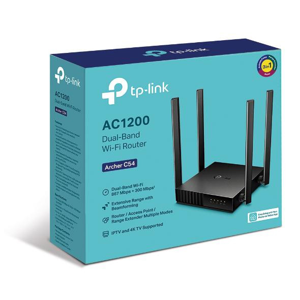Router wireless TP-LINK Archer C54, AC1200, WiFI 5, Dual-Band - imaginea 3
