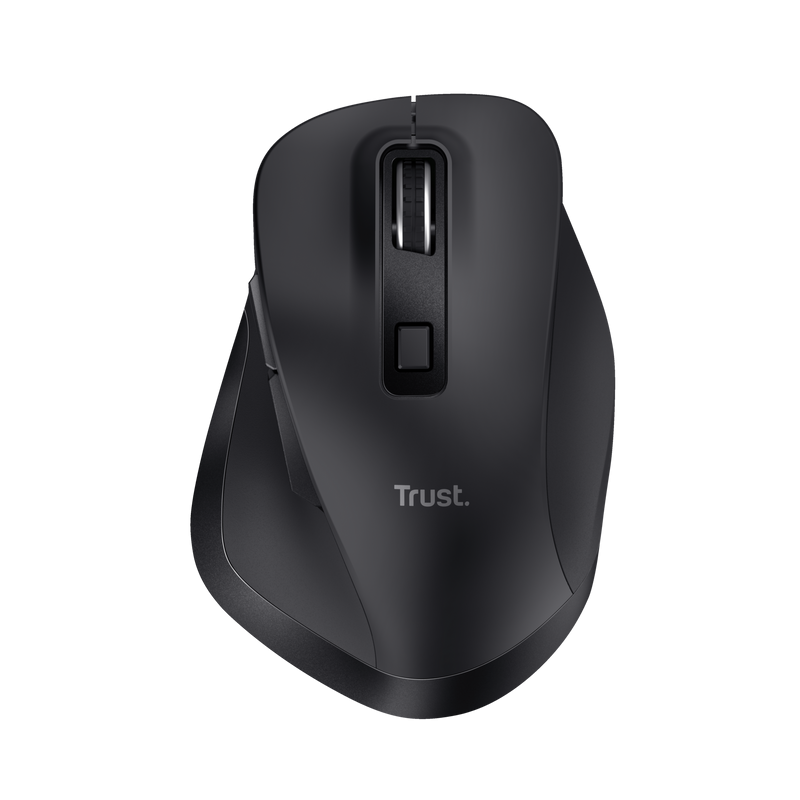 Mouse Wireless TRUST Fyda, 2400 dpi, Negru - imaginea 1