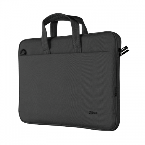 Geanta laptop TRUST Bologna, Negru, 2 ani Garantie - imaginea 2