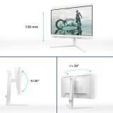 Monitor Consumer Philips 27M2N3201A/00, 27", 1920 x 1080 pixeli, White, 3 ani Garantie — Nou