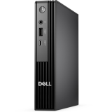Desktop Business Dell Pro Micro QCM1255 cu procesor AMD AMD Ryzen 3 8300GE pana la 4.9 GHz, 8 GB DDR5, 512GB SSD, AMD Radeon 740M, Linux, Black — Nou