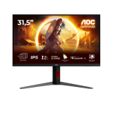 Monitor Gaming AOC U32G4U, 31.5", 3840 x 2160 pixeli, Black, Red, 3 ani Garantie — Nou