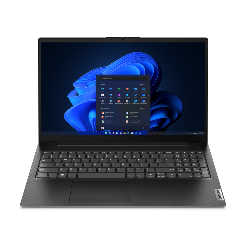Laptop SMB Lenovo V15 G4 AMN, cu procesor AMD Ryzen 5 7520U, 15.6'' TN, 8 GB LPDDR5, 256 GB, AMD Radeon 610M, Fara OS, 3 ani Garantie - imaginea 1
