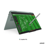 Laptop Consumer LENOVO IdeaPad 5 2-in-1 14AGP11, cu procesor Ryzen AI 7 445, 14'' OLED, 16 GB DDR5, 1 TB SSD, AMD Radeon 840M, Fara OS, 3 ani Garantie — Nou