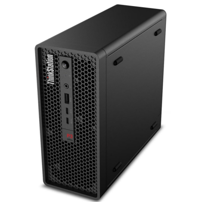 Desktop Workstation Lenovo ThinkStation P3 Ultra SFF Gen 2 cu procesor Intel Core Ultra 9 285 pana la 5.6 GHz, 64 GB DDR5, 1TB SSD, RTX 4000 Ada, Windows 11 Pro, Black, 3 ani Garantie - imaginea 1
