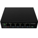 Switch Lanberg ILFE-4P-1GE-1S-90, 1 port 100BASE-T 802.3bt PoE++, 3 porturi  100BASE-T 802.3af/802.3at PoE+, Unmanaged, maxiumum network link speed 100 Mbps, 1000 Mbps, latime de banda 12 Gbps, standar PoE 802.3at, 802.3af, 802.3bt — Nou
