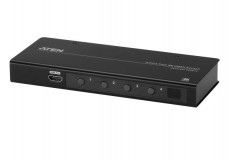 Switch HDMI True 4K ATEN VS481C-AT-G; numar porturi 4, Material: Metal, Rată maximă de reîmprospătare: 60 Hz; rezolutie maxima 4096 x 2160 Consum de energie (tipic): 0,924 W. Lățime: 82,1 mm, Adâncime: 200 mm, Înălţime: 25 mm. Lăţime de ambalaj: 59 mm, Adâncimea de ambalaj: 239 mm, Înălţime de — Nou