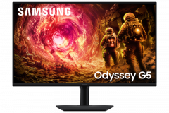 Monitor Samsung 32" LS32FG502EUXEN, Diagonal (inch): 32, Diagonal (cm): 81, Aspect ratio: 16:9, Panel: IPS, Resolution: 2560x1440, Refresh Rate: 180Hz, Response time GtG: 1ms, Brightness (max): 300 cd/m², Contrast (static) : 1000:1, Viewing angle: 178/178, Color Gamut Type: sRGB, Color Gamut — Nou