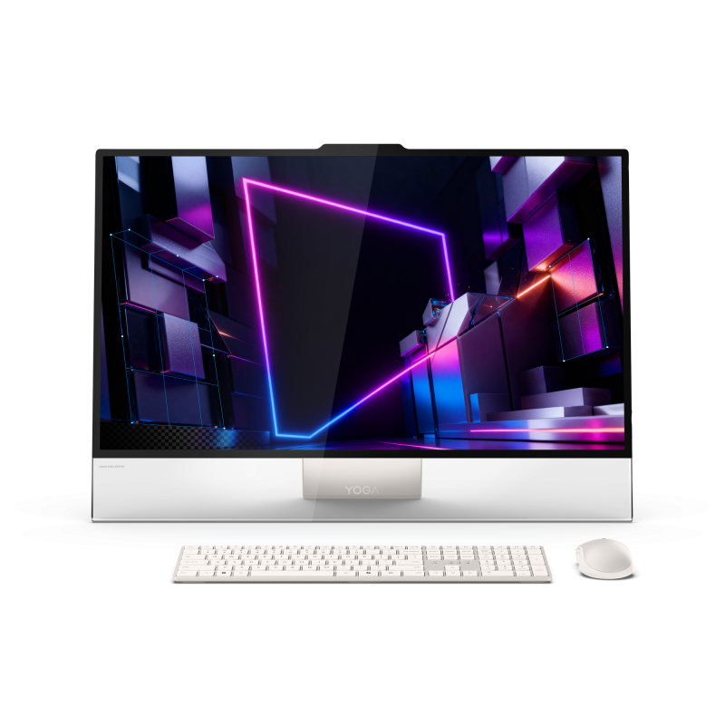 All-in-One Consumer Lenovo Yoga AIO 32IPH11 cu procesor Intel Intel Core Ultra 7 358H pana la 4.8 GHz, 31.5 inch, UHD, 32 GB, Intel Intel Arc B390, Windows 11 Home, Silver, 3 ani Garantie - imaginea 1