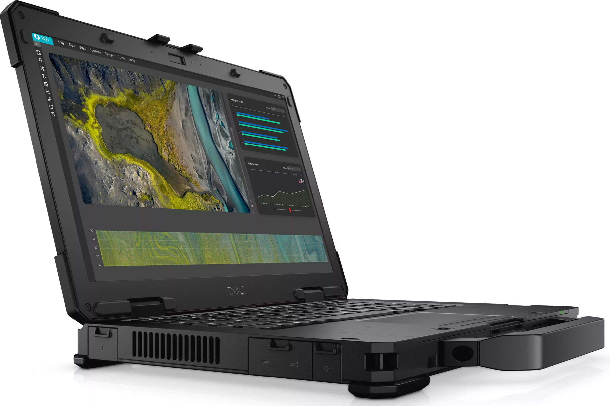 Laptop Dell Latitude 5430 Rugged, Intel Core i5 1145G7 2.6 GHz up to 4.4 GHz, 32 GB DDR4, 1 TB SSD M.2 NVMe, Intel Iris Xe Graphics, Wi-Fi, 4G, Bluetooth, WebCam, Display 14" 1920 x 1080 Touchscreen, Windows 11 Pro, 3 Ani Garantie, Premium, Refurbished - imaginea 4