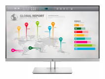 Monitor 27 inch, HP EliteDisplay E273q, LED IPS, QHD, HDMI, USB Type-C, Black & Silver, 3 Ani Garantie, Refurbished — Refurbished