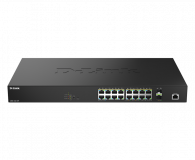 D-Link DMS-1250-18P/E. Switch type: Managed, Switch layer: L2. Basic switching RJ-45 Ethernet ports type: 2.5G Ethernet (100/1000/2500), Basic switching RJ-45 Ethernet ports quantity: 16. MAC address table: 16000 entries, Switching capacity: 120 Gbit/s. Networking standards: IEEE 802.1Q, IEEE — Nou