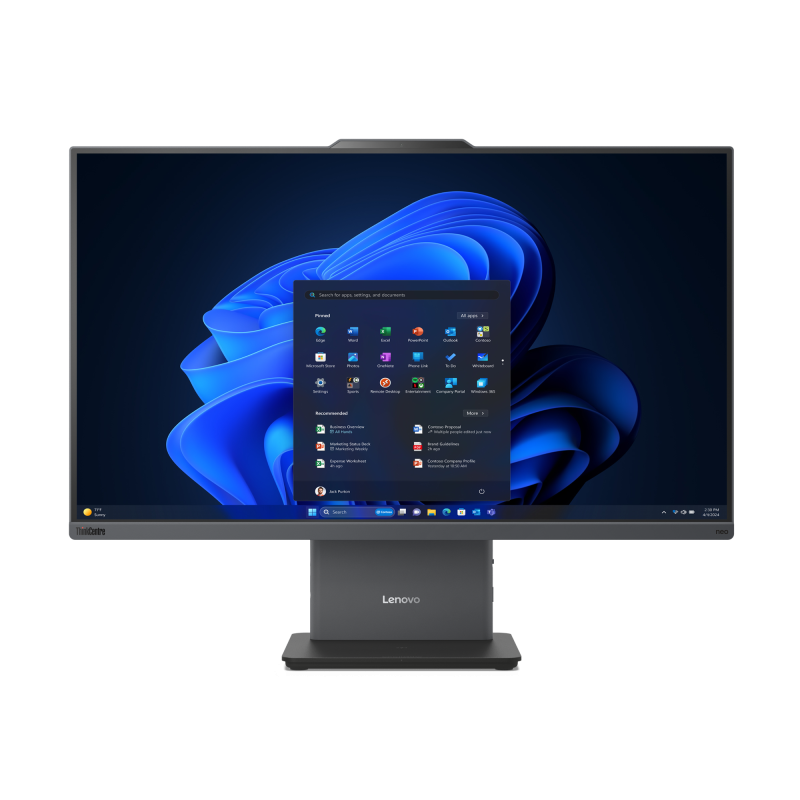 All-in-One Business Lenovo ThinkCentre neo 50a 27 Gen 6 LNL cu procesor Intel Core Ultra 5 226V pana la 4.5 GHz, 27 inch, FHD, 16 GB, Intel Arc Graphics 140V, FreeDos, Grey, 3 ani Garantie - imaginea 1