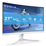 Monitor Gaming Philips Evnia 5000 27M2C5501/00, 27", 2560 x 1440 pixeli, White, 3 ani Garantie — Nou