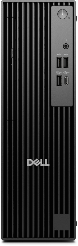 Desktop Consumer DELL Pro QCS1255 cu procesor AMD AMD Ryzen 3 8300G pana la 4.9 GHz, 8 GB DDR5, 512GB SSD, 740M, Linux, Black - imaginea 1