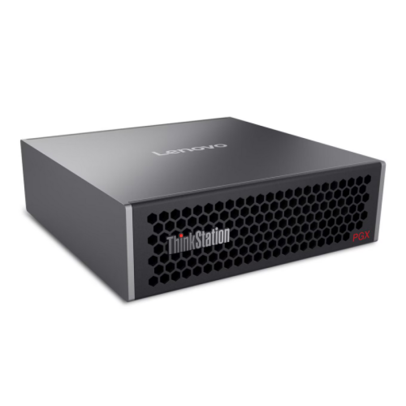 Desktop Workstation LENOVO ThinkStation PGX cu procesor Nvidia ARM 20-core Arm, 10 Cortex-X925 + 10 Cortex A725 pana la N/A, 128 GB LPDDR5X, 1TB, GB10 Blackwell GPU, NVIDIA DGX OS, Negru, 3 ani Garantie - imaginea 1