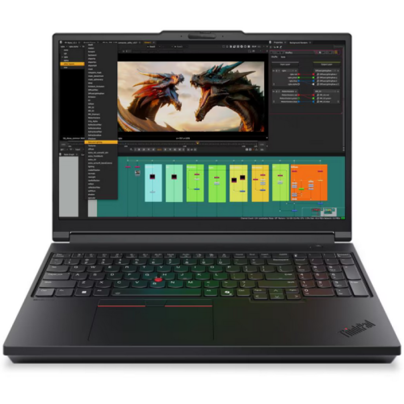 Laptop Workstation Lenovo ThinkPad P16 Gen 3, cu procesor Intel Core Ultra 9 275HX, 16'' OLED, 96 GB DDR5, 2 TB, NVIDIA RTX PRO 5000 24GB GDDR7, Windows 11 Pro, 3 ani Garantie - imaginea 1