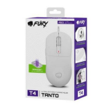 Mouse Gaming Fury Tanto T4, 12000 DPI, Alb — Nou