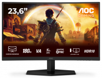 Monitor Gaming AOC C24G42E, 23.6", 1920 x 1080 pixeli, Black, Red, 3 ani Garantie
