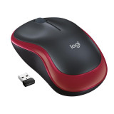 Mouse Wireless LOGITECH Wireless Mouse M185, 1000 dpi, Rosu, 1 An Garantie