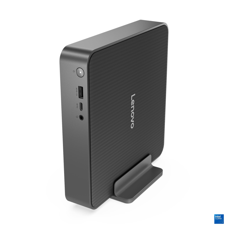 Desktop Consumer Lenovo IdeaCentre Mini 01IRH10R cu procesor Intel Intel Core i5 210H pana la 4.8 GHz, 8 GB DDR5, 512GB SSD, Intel Integrated Graphics, Fara OS, Gray, 2 ani Garantie - imaginea 1