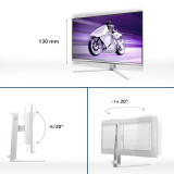 Monitor Consumer Philips Evnia 8000 27M2N8500/00, 27", 2560 x 1440 pixeli, White, 2 ani Garantie — Nou